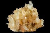 Tangerine Quartz Crystal Cluster - Madagascar #112812-1